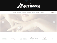 Tablet Screenshot of morrisseyfinejewelry.com